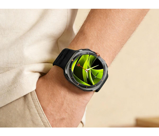 Mobile Origin Easy Strap Silicone Galaxy Watch Ultra 47mm Black - 1502776 - zdjęcie 4
